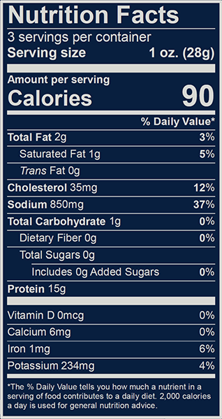 Nutrition Facts